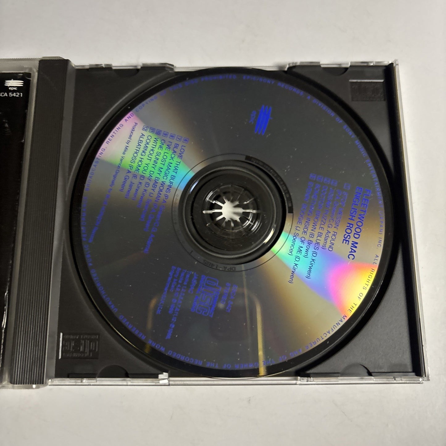 Fleetwood Mac – English Rose (CD, 1991) Japan ESCA 5421