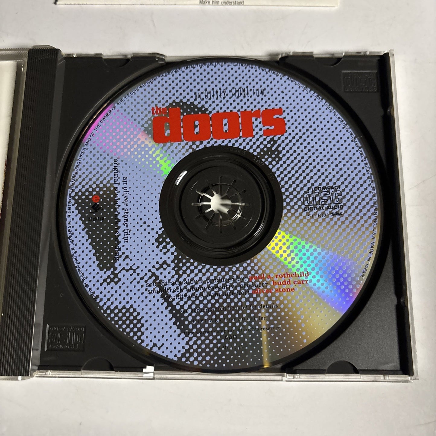 The Doors – The Doors (Original Soundtrack Recording) (CD, 1991) Japan WMC5-345