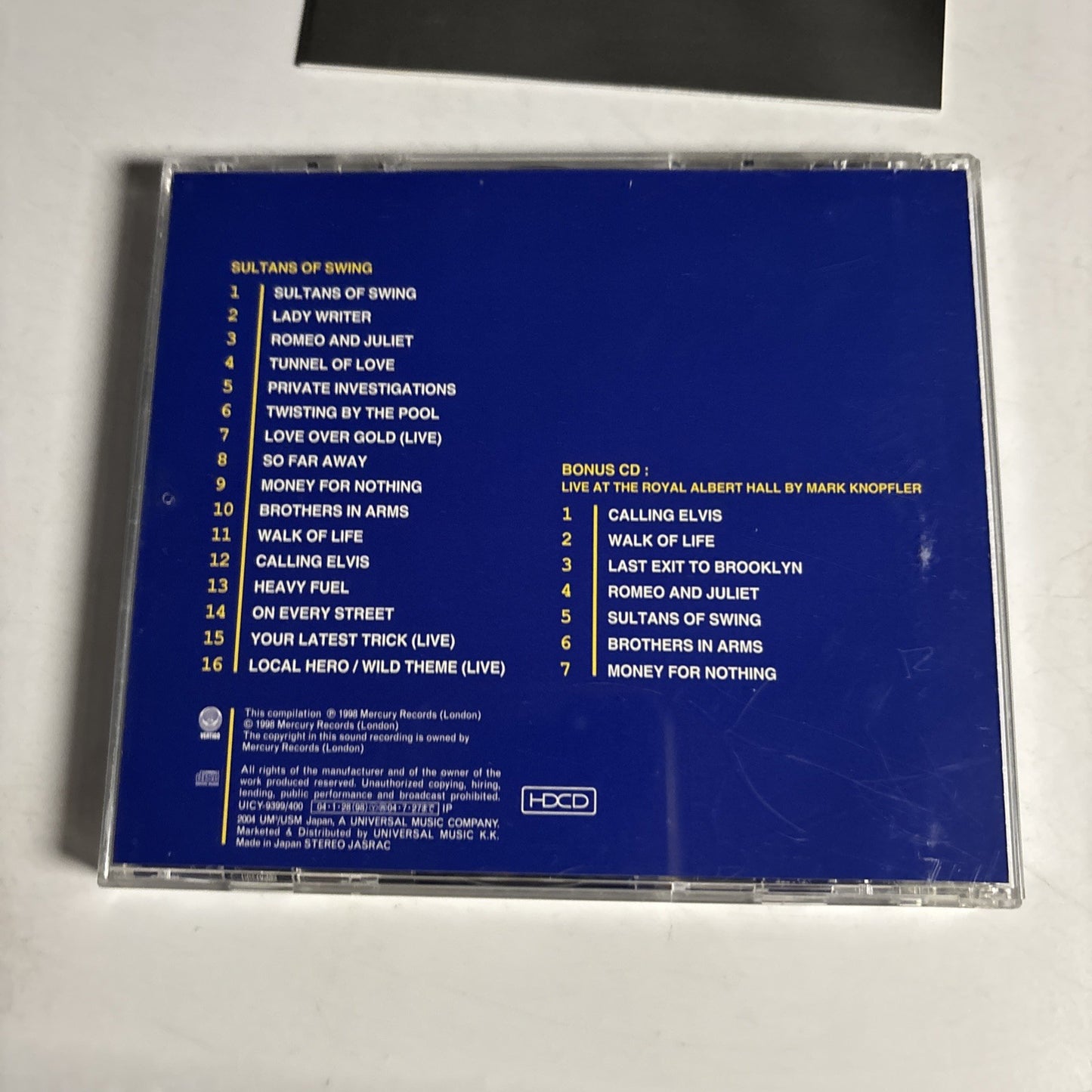 Sultans Of Swing (The Very Best Of Dire Straits) (CD, 2004, HDCD, 2-Disc) Japan