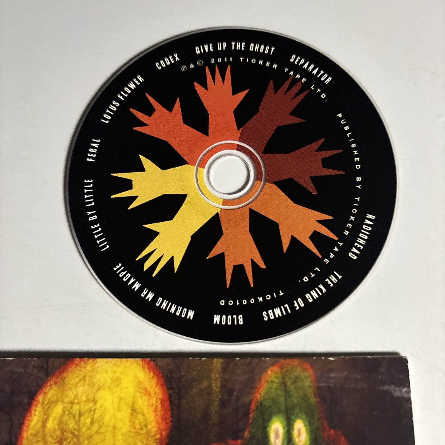 Radiohead – The King Of Limbs (CD, 2011) Europe digipak TICK001CD