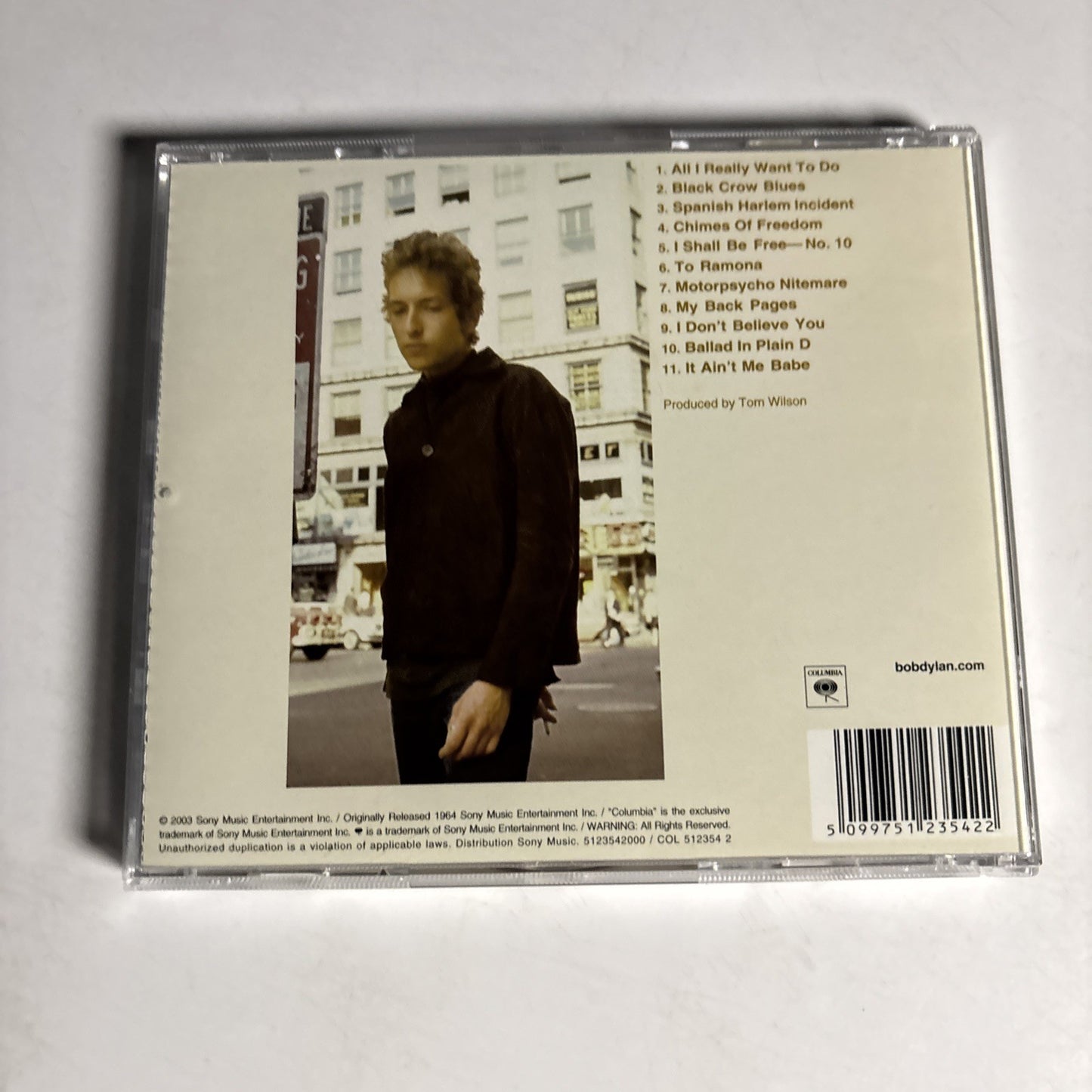 Bob Dylan – Another Side Of Bob Dylan (CD, 2004) Europe COL 512354 2