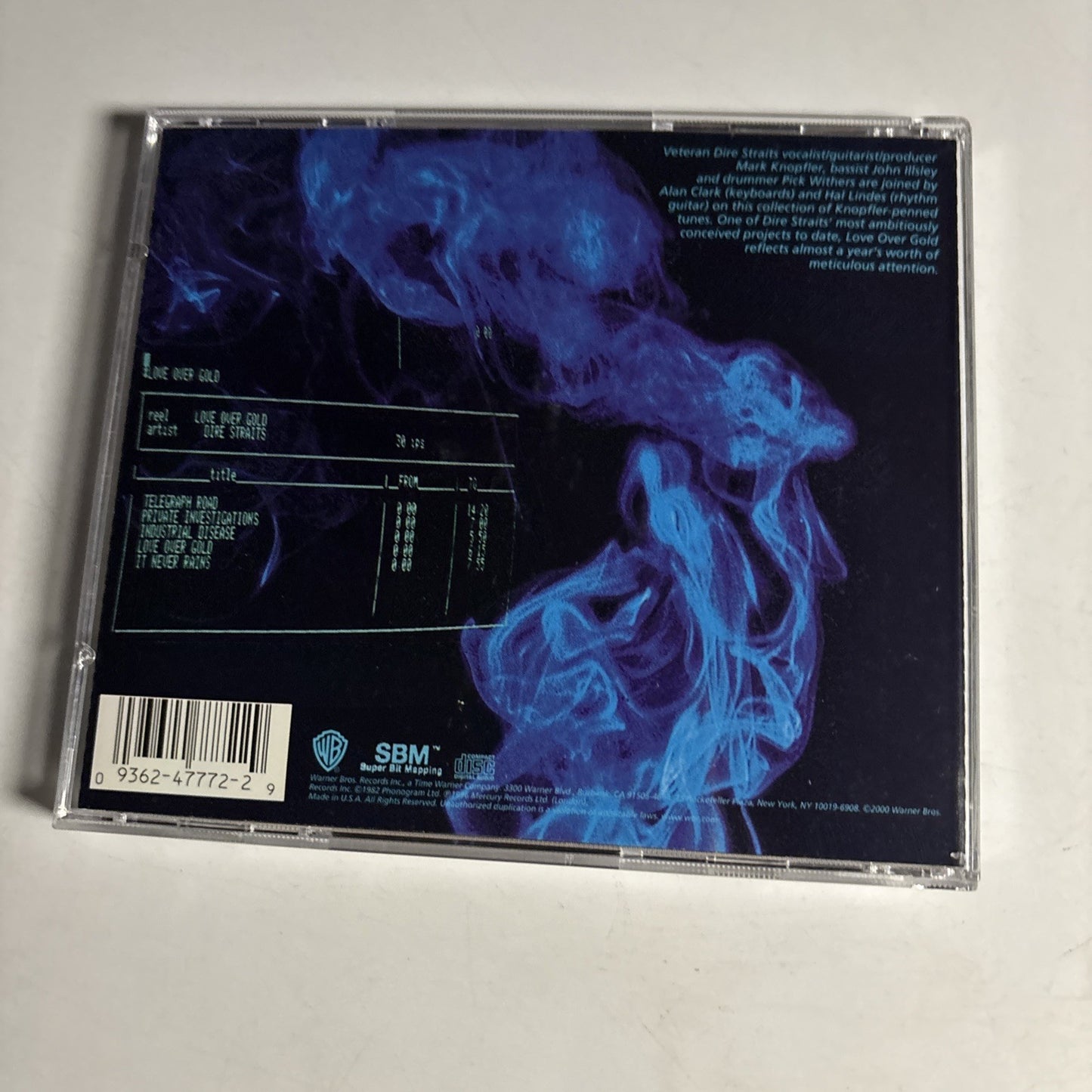Dire Straits – Love Over Gold (CD, 2000) US 9 47772-2