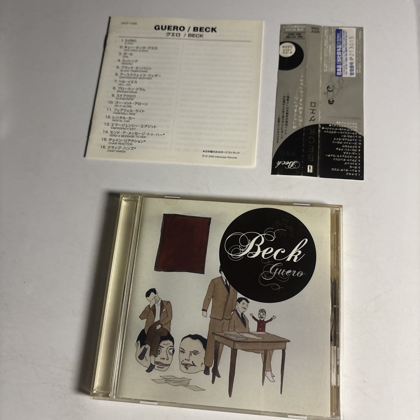 Beck – Guero (CD, 2005) PROMO Japan Bonus Track Obi UICF-1035