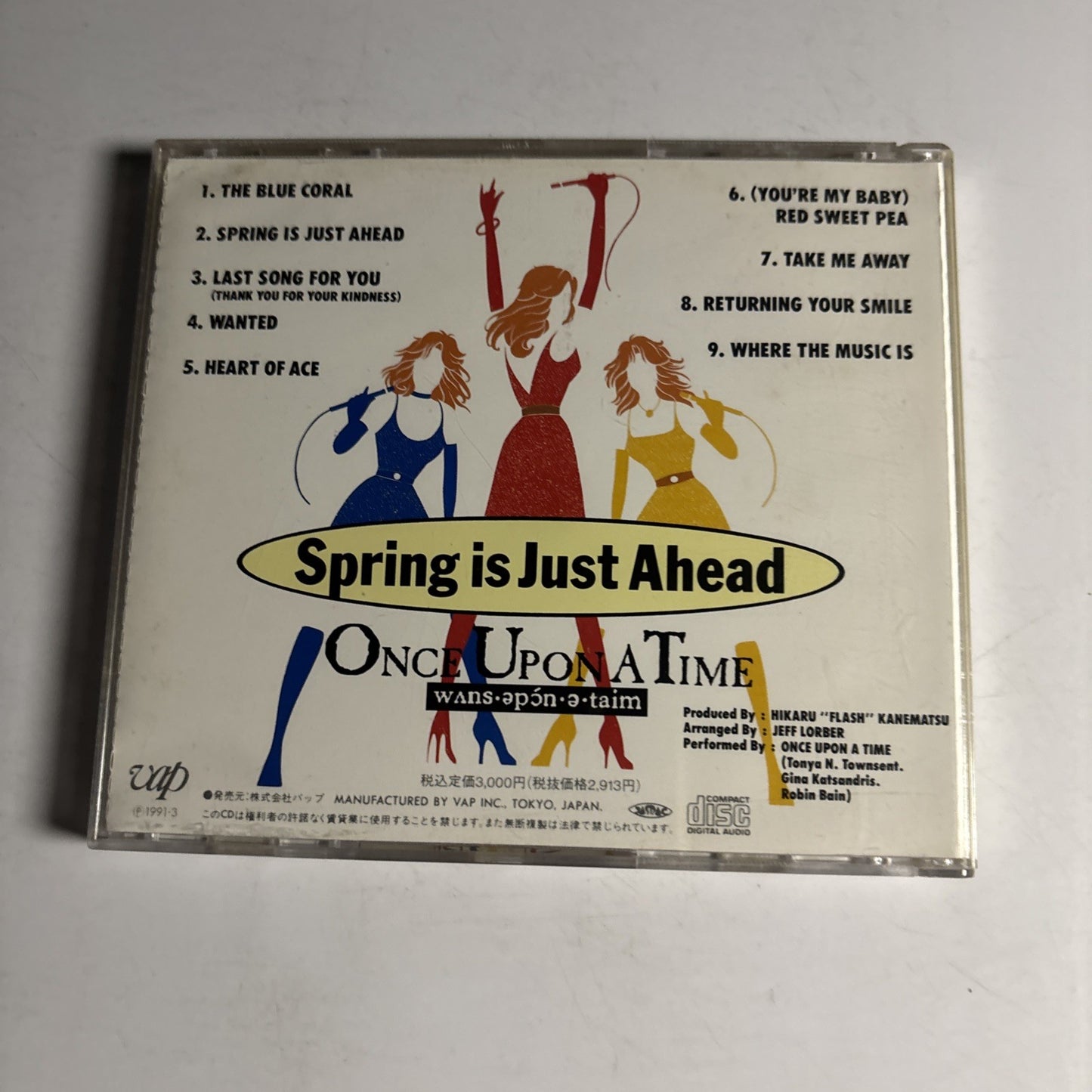 Once Upon A Time  Spring Is Just Ahead (CD, 1991) Japan VPCC-80410