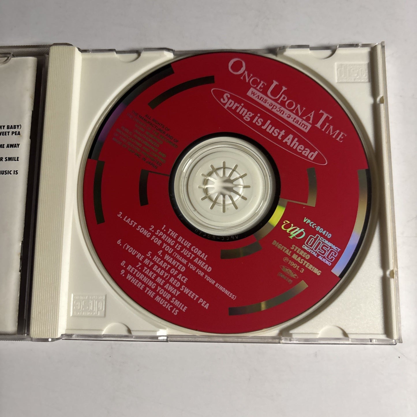 Once Upon A Time  Spring Is Just Ahead (CD, 1991) Japan VPCC-80410