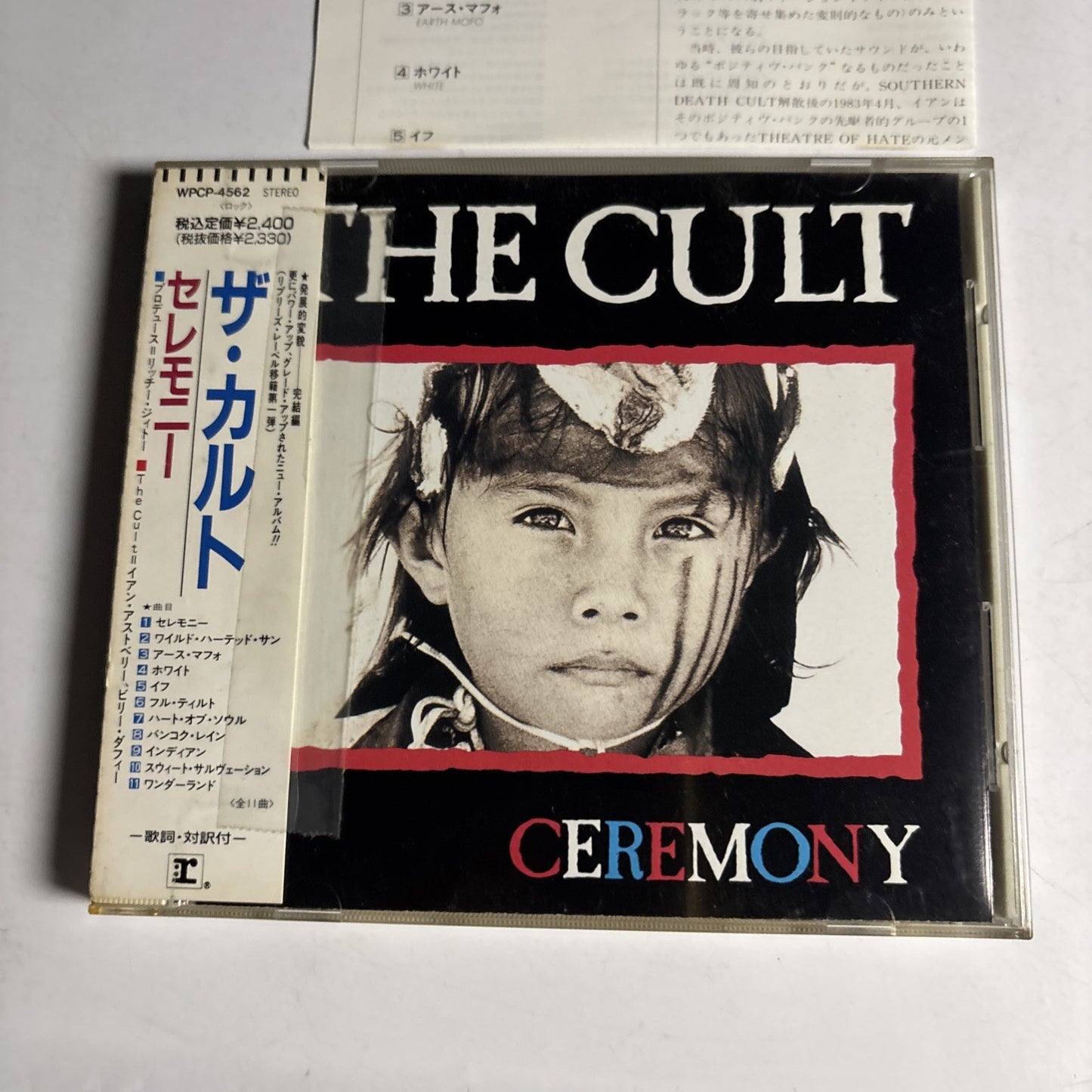 The Cult – Ceremony (CD, 1991) Japan WPCP-4562