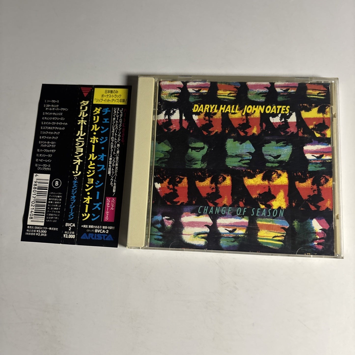 Daryl Hall & John Oates – Change Of Season (CD, 1990) Japan obi BVCA-2