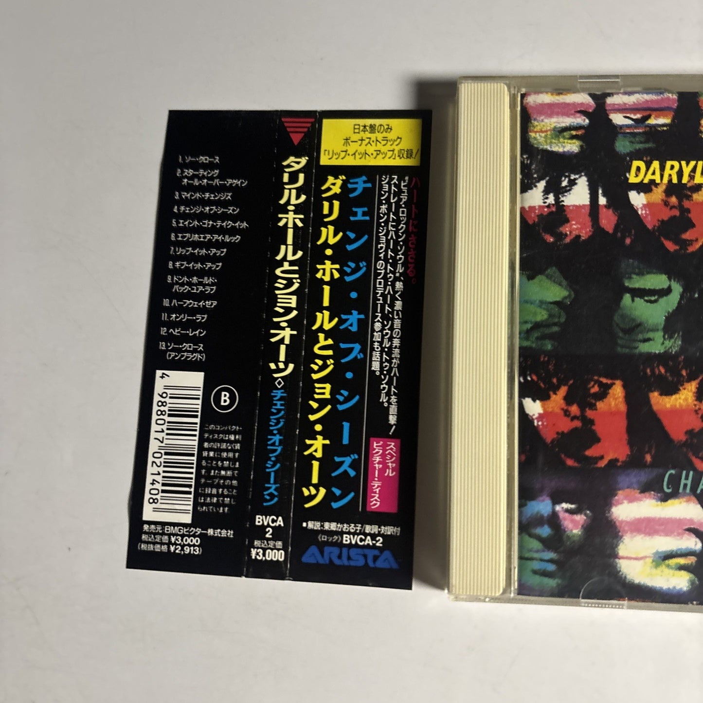 Daryl Hall & John Oates – Change Of Season (CD, 1990) Japan obi BVCA-2