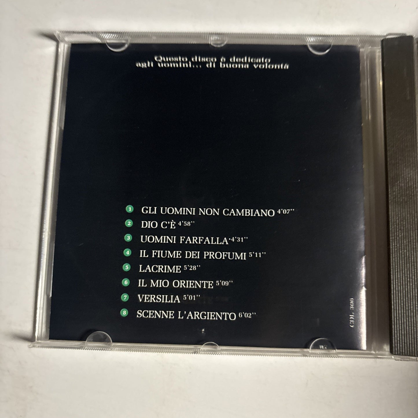 Mia Martini – Lacrime (CD, 1992) Italy CDL 306