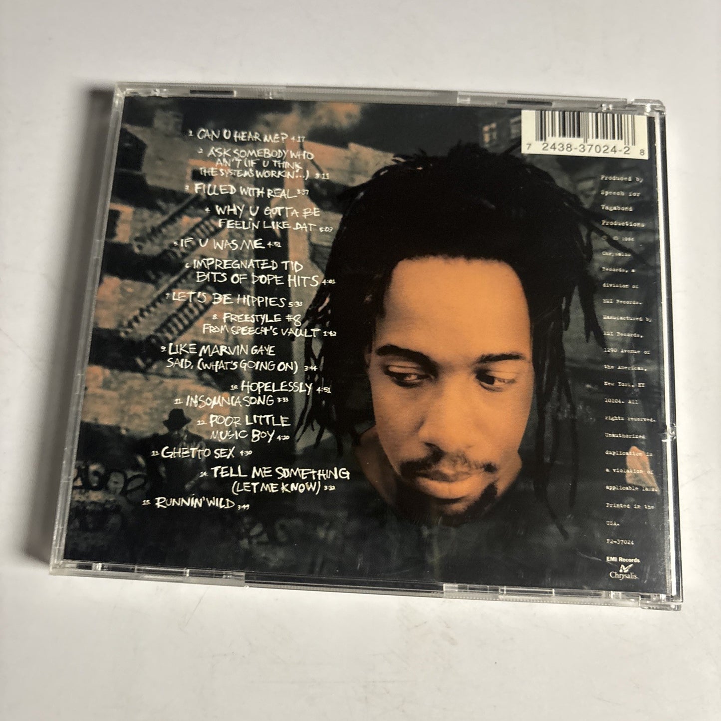 Speech – Speech (CD, 1996) US 7243-8-37024-2-8