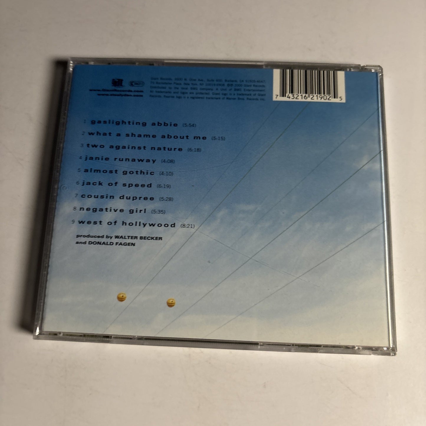 Steely Dan – Two Against Nature (CD, 2000) Europe 74321 62190 2