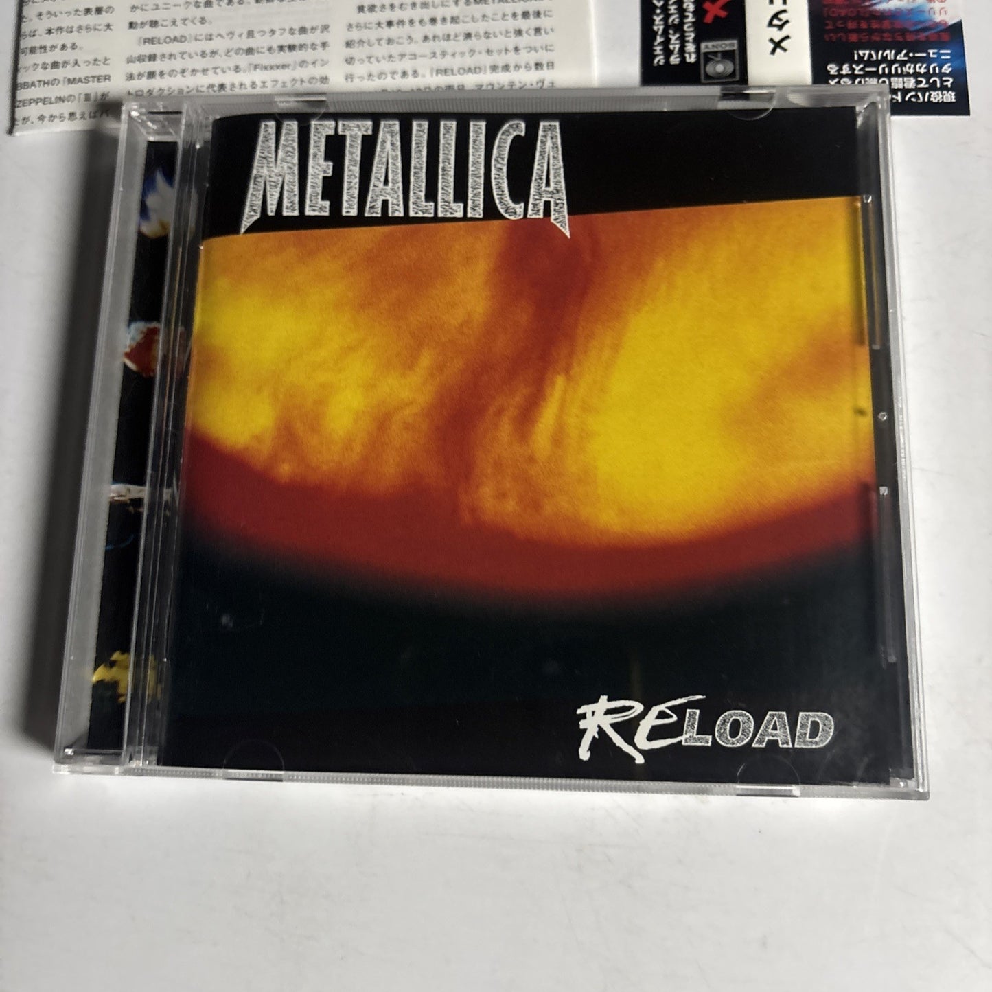 Metallica – Reload (CD, 1997) Japan obi SRCS 8512