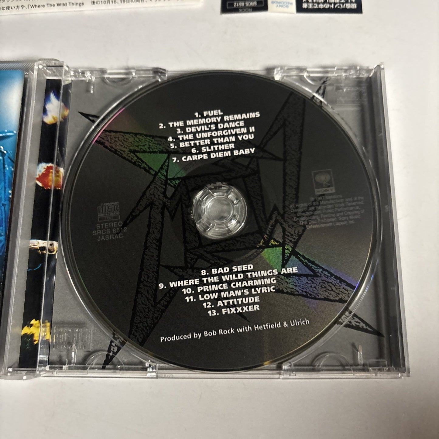 Metallica – Reload (CD, 1997) Japan obi SRCS 8512