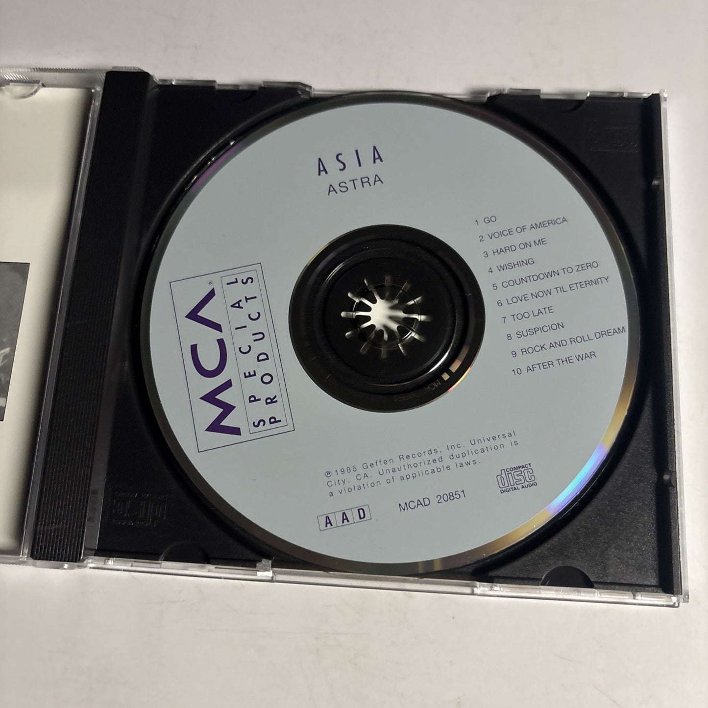 Asia – Astra (CD, 1995) US MCAD-20851
