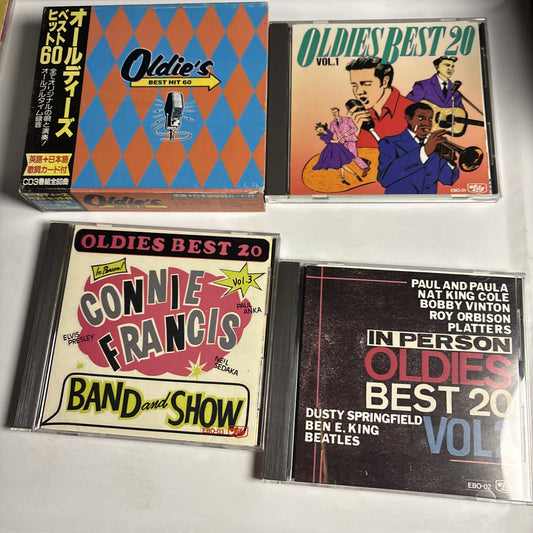Various – Oldies Best 20 Vol. 1, 2,3 (CD) Japan 3-Disc