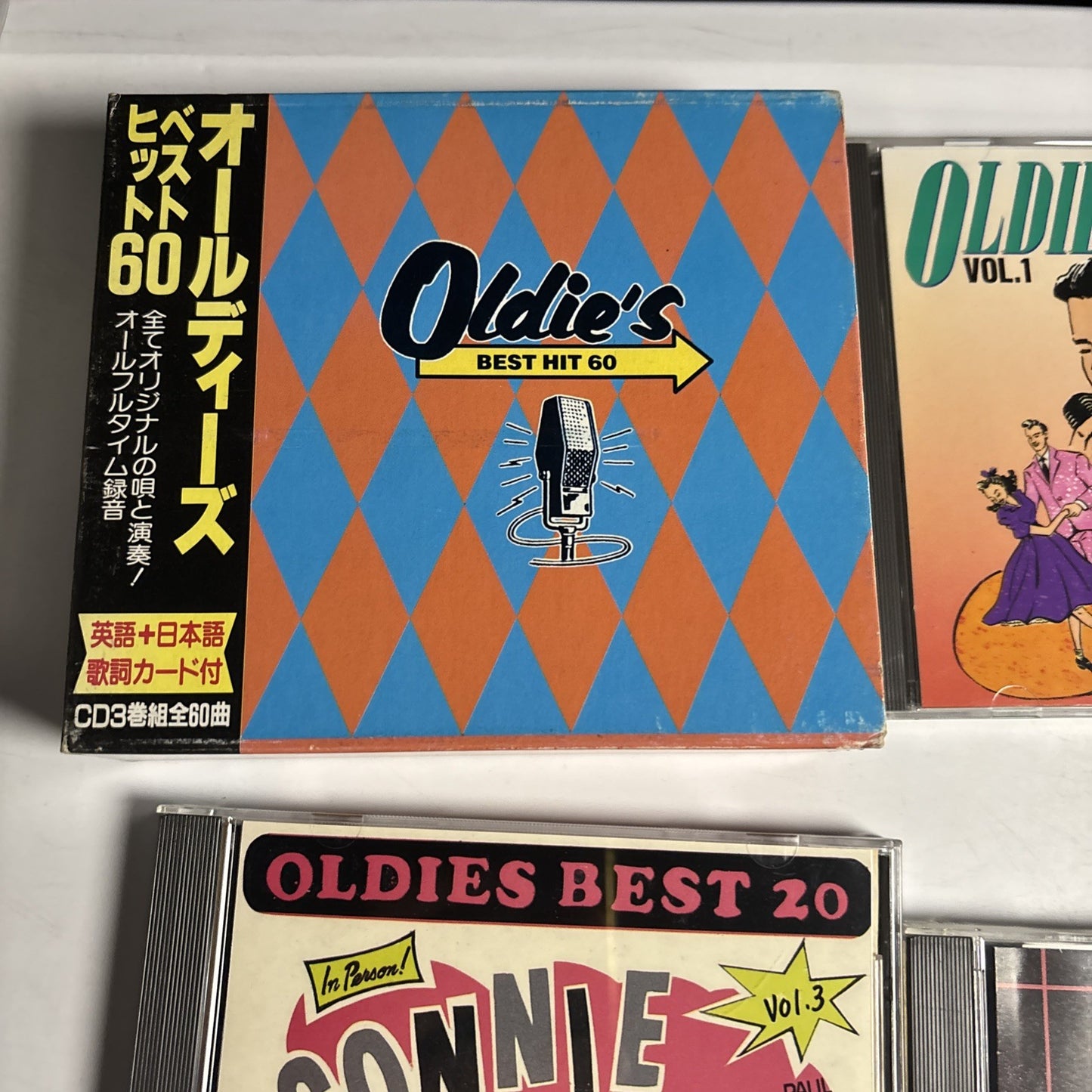 Various – Oldies Best 20 Vol. 1, 2,3 (CD) Japan 3-Disc