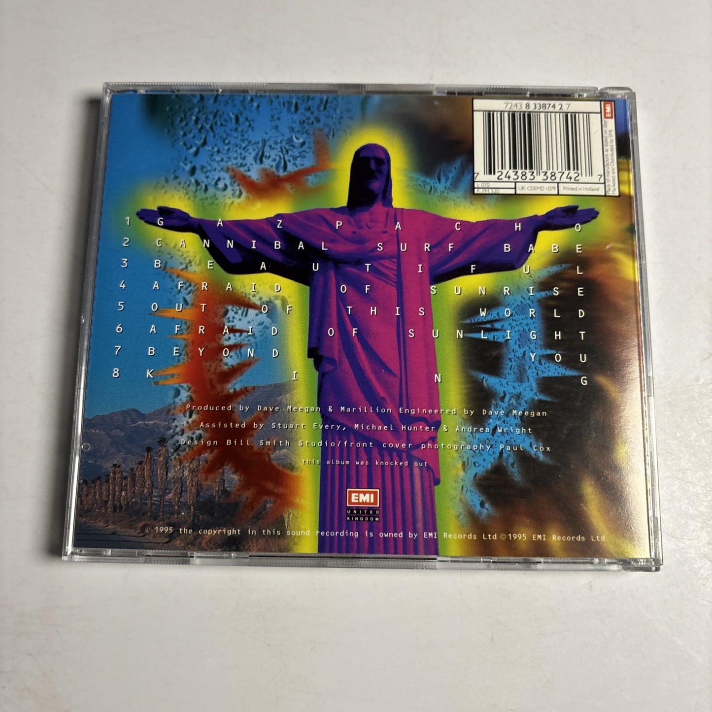 Marillion – Afraid Of Sunlight (CD, 1995) Europe CDEMD 1079