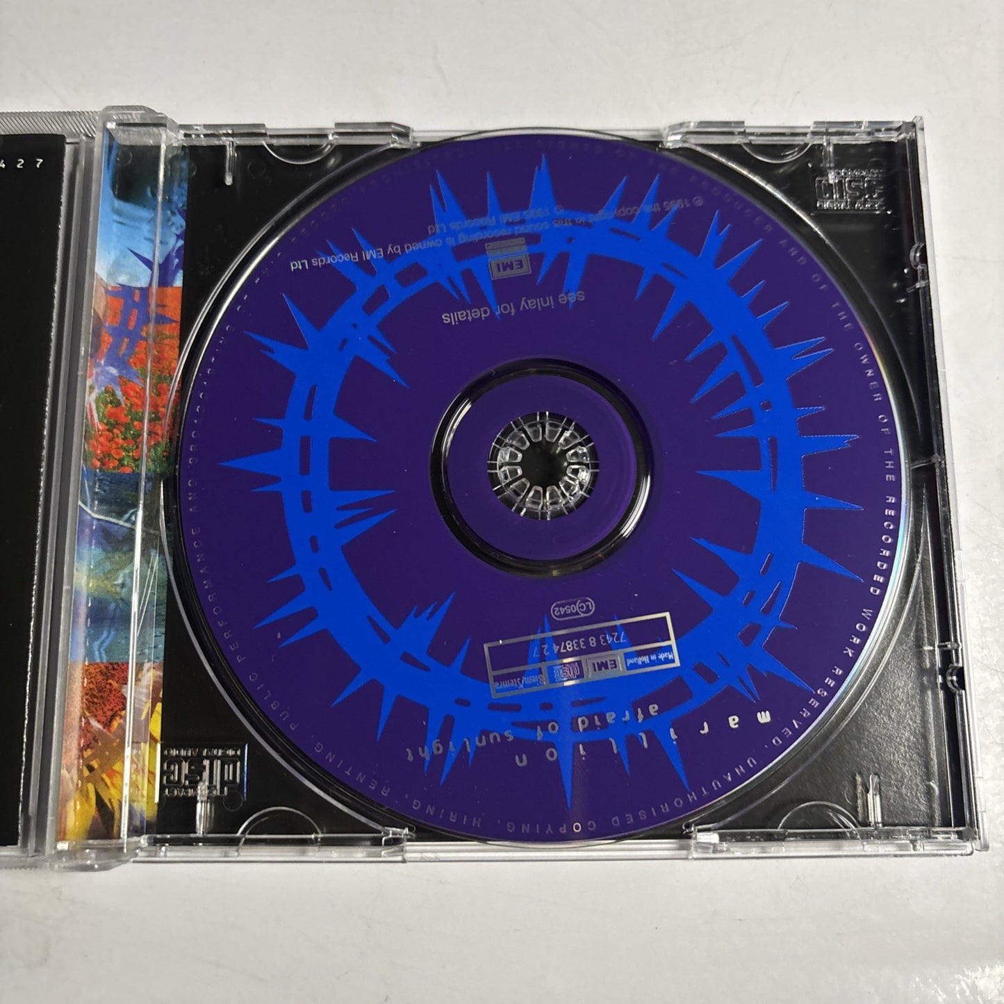 Marillion – Afraid Of Sunlight (CD, 1995) Europe CDEMD 1079