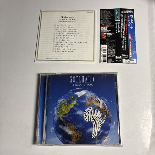 Gotthard – Human Zoo (CD, 2003) Japan Bonus Track Obi MICP-10355