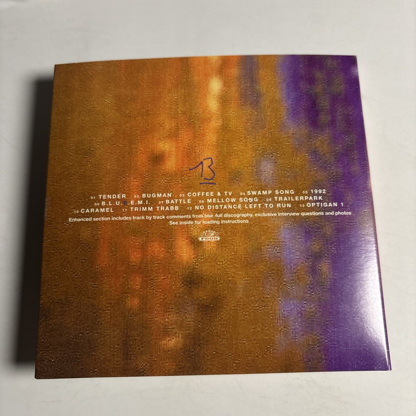 Blur – 13 (CD, 1999) UK & Europe Limited Edition Box 499 1290.