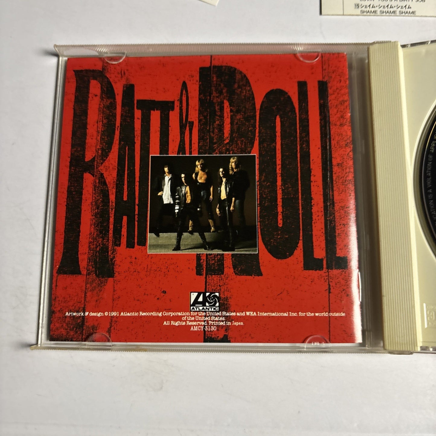 Ratt – Ratt & Roll 81 91 (CD, 1997) Japan obi AMCY-3130