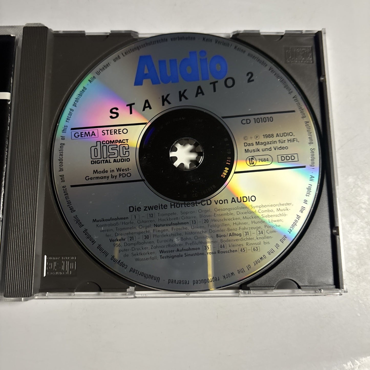 Various – Stakkato 2 (CD, 1988) Germany CD 101010