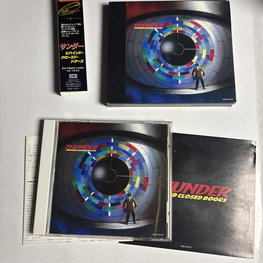 Thunder – Behind Closed Doors (CD, 1995) Japan obi TOCP-8470