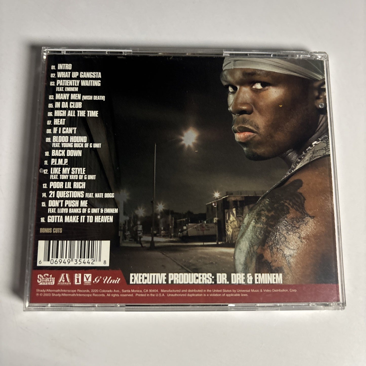 50 Cent – Get Rich Or Die Tryin' (CD, 2003)  US 0694935442