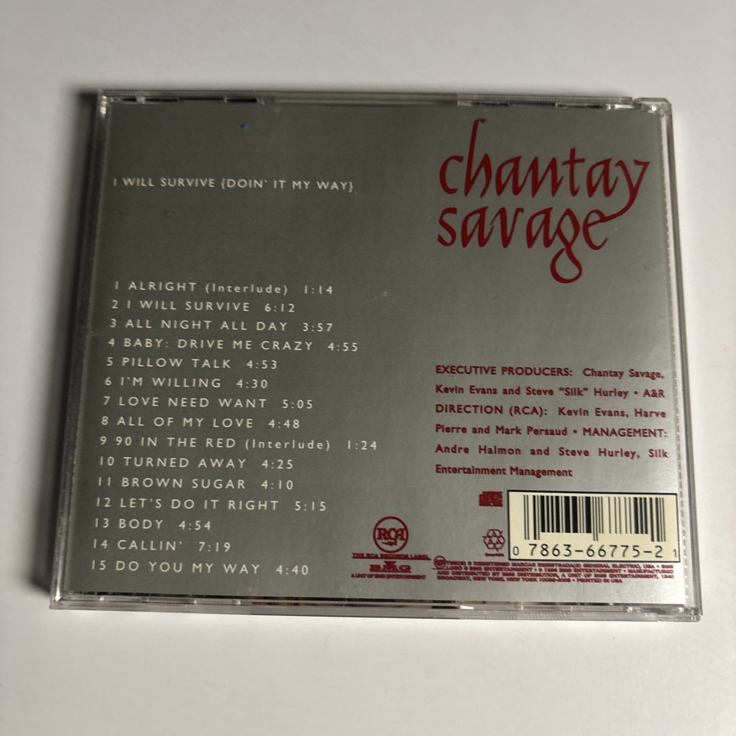 Chantay Savage – I Will Survive {Doin' It My Way} (CD, 1996) US 66775-2