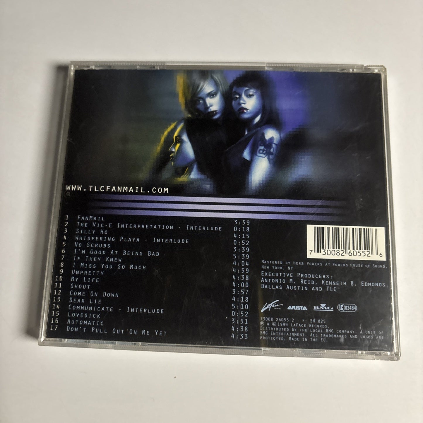 TLC – FanMail (CD, 1999) Europe Limited Editon 3D Cover 73008 26055 2