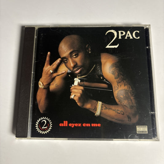2Pac – All Eyez On Me (CD, 1996) US 2-Disc 314-524 204-2