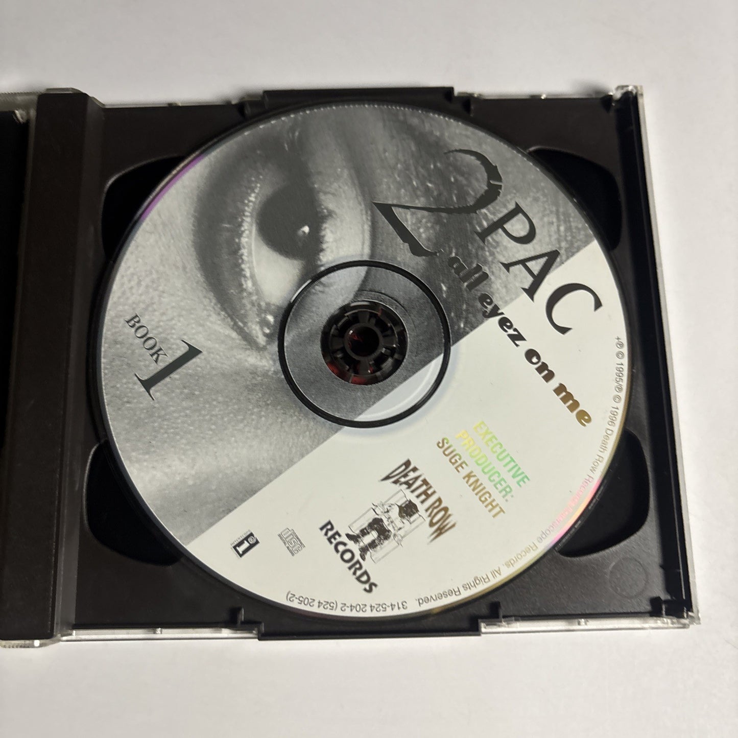 2Pac – All Eyez On Me (CD, 1996) US 2-Disc 314-524 204-2