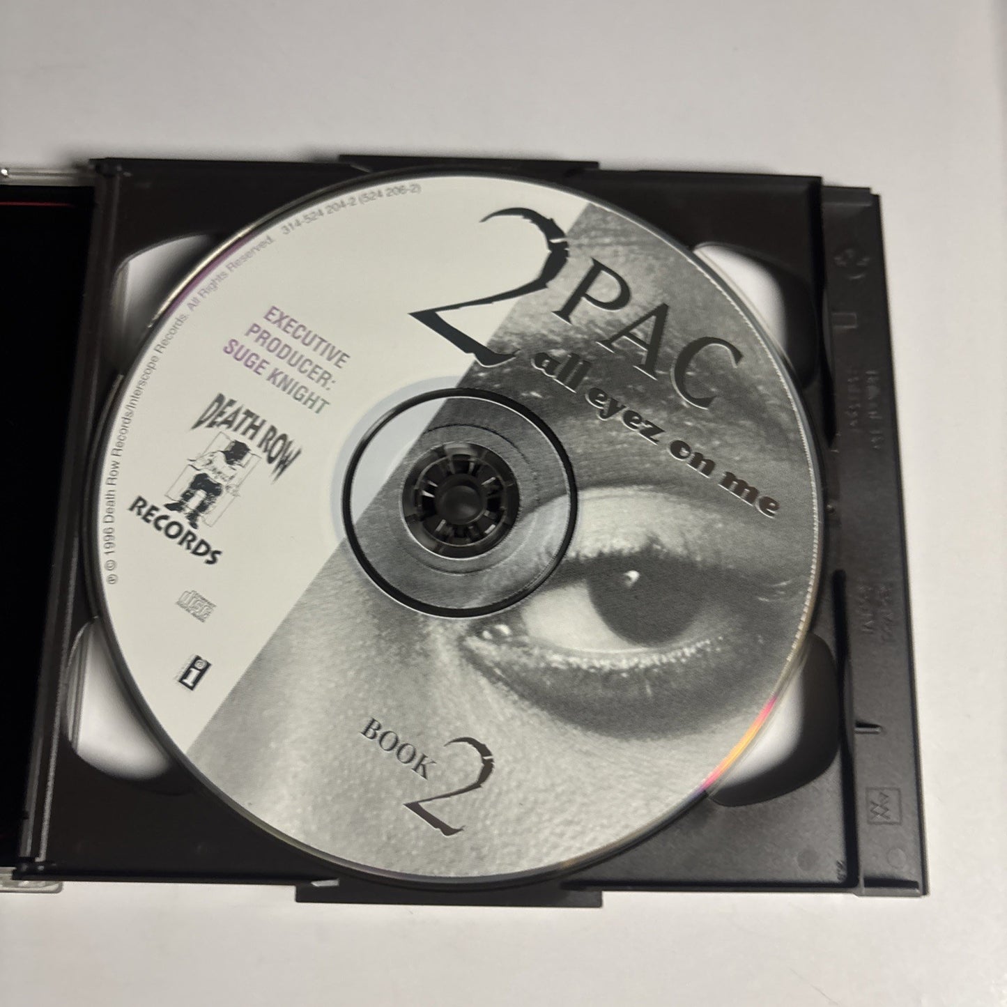 2Pac – All Eyez On Me (CD, 1996) US 2-Disc 314-524 204-2