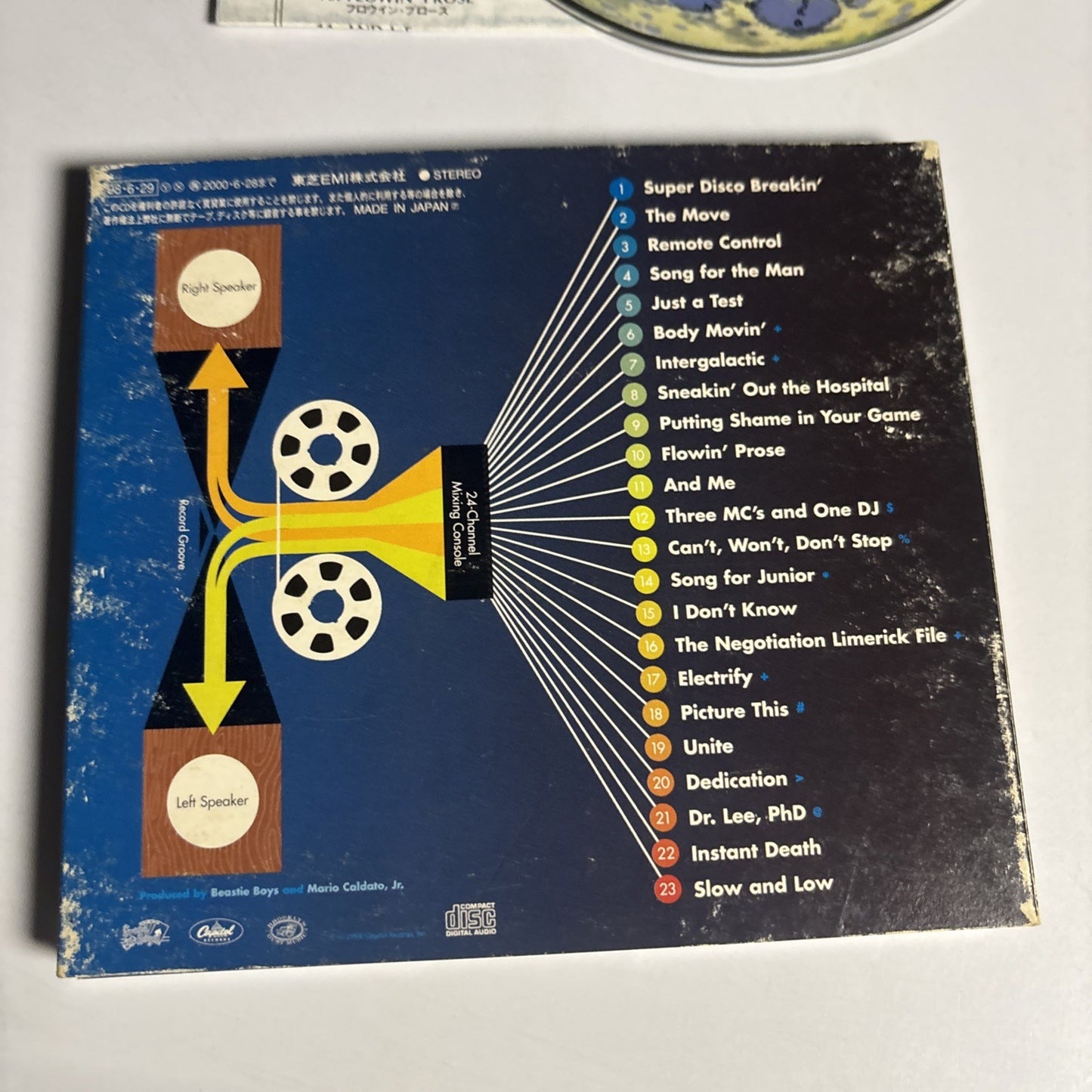 Beastie Boys – Hello Nasty (CD, 1998) Japan Digipak TOCP-50600