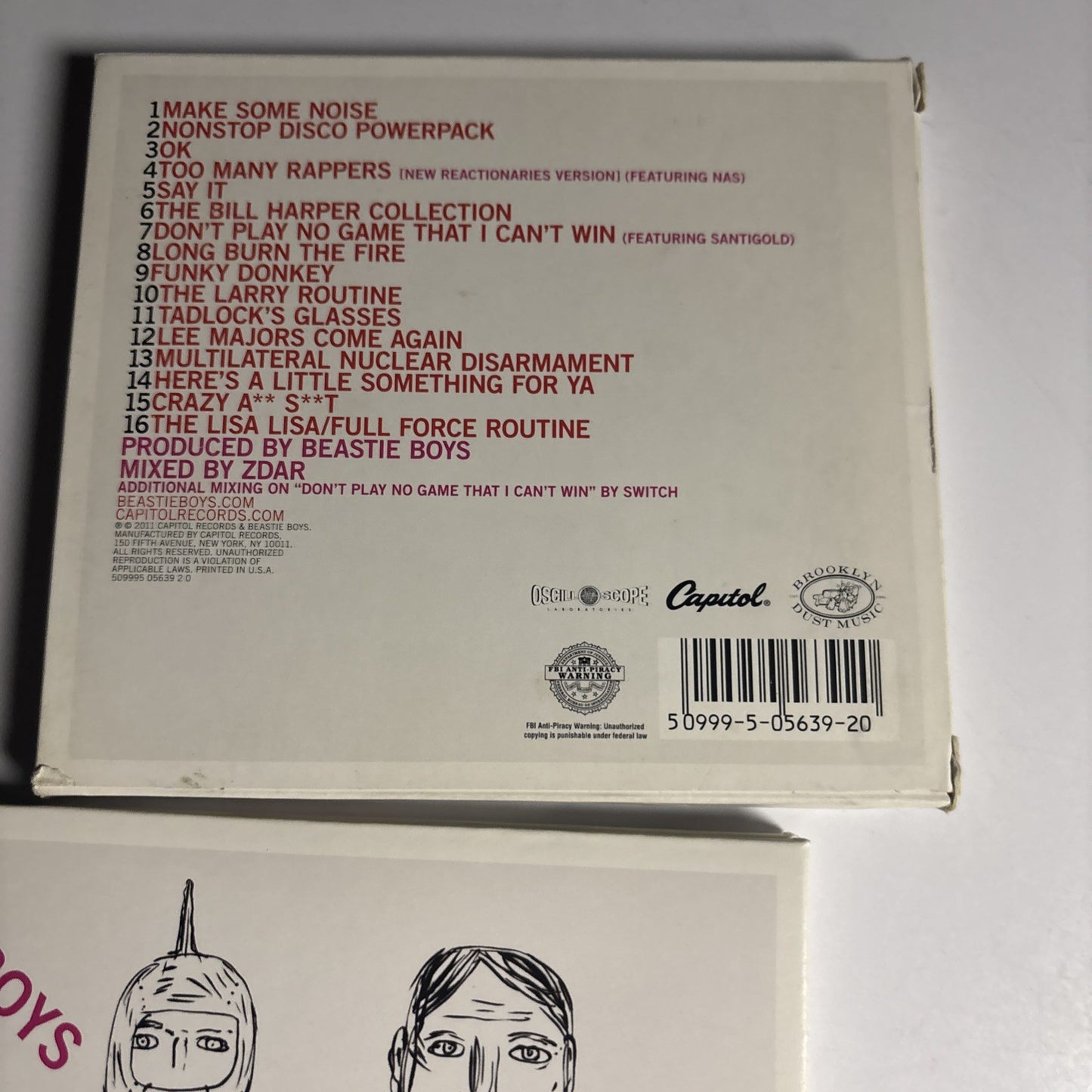 Beastie Boys – Hot Sauce Committee Part Two (CD, 2011) US 509995 05639 2 0