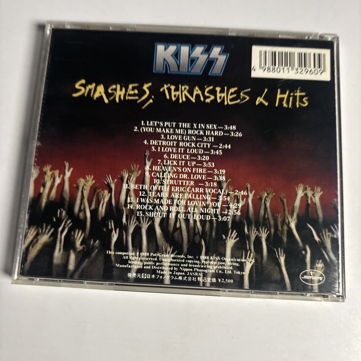 Kiss – Smashes, Thrashes & Hits (CD, 1991) Japan PHCR-1146