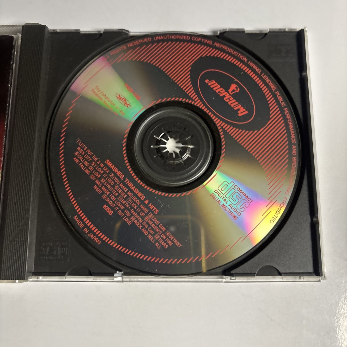 Kiss – Smashes, Thrashes & Hits (CD, 1991) Japan PHCR-1146