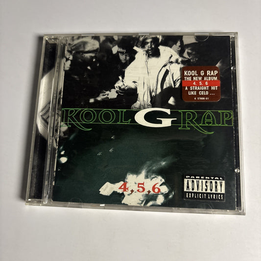 Kool G Rap – 4, 5, 6 (CD, 1995) US EK 57808