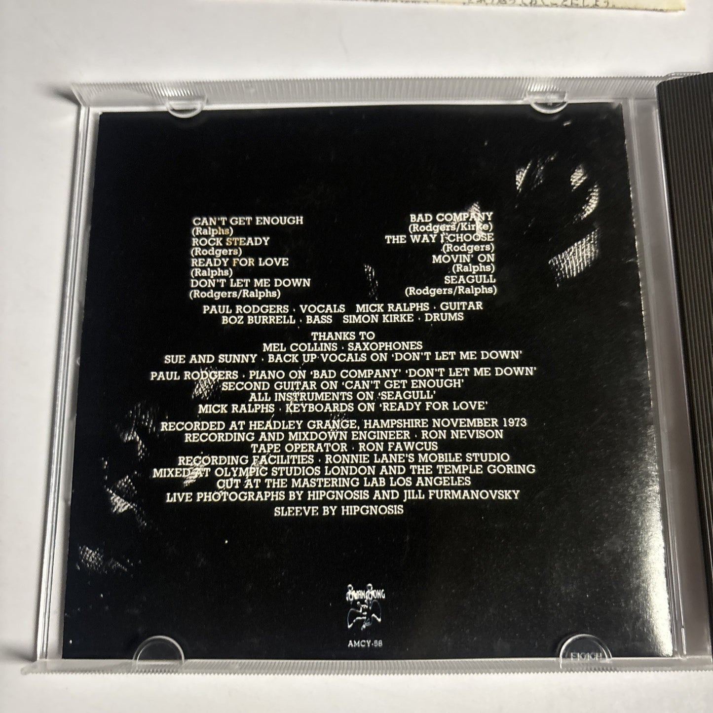 Bad Company  – Bad Company (CD, 1990) Japan AMCY-58