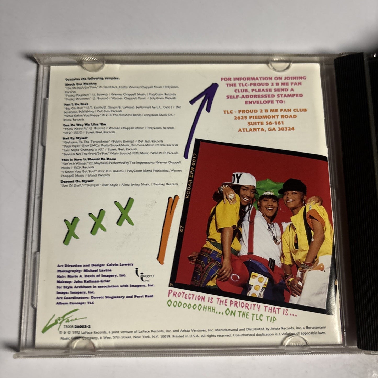 TLC – Ooooooohhh...On The TLC Tip (CD, 1992) US 73008-26003-2