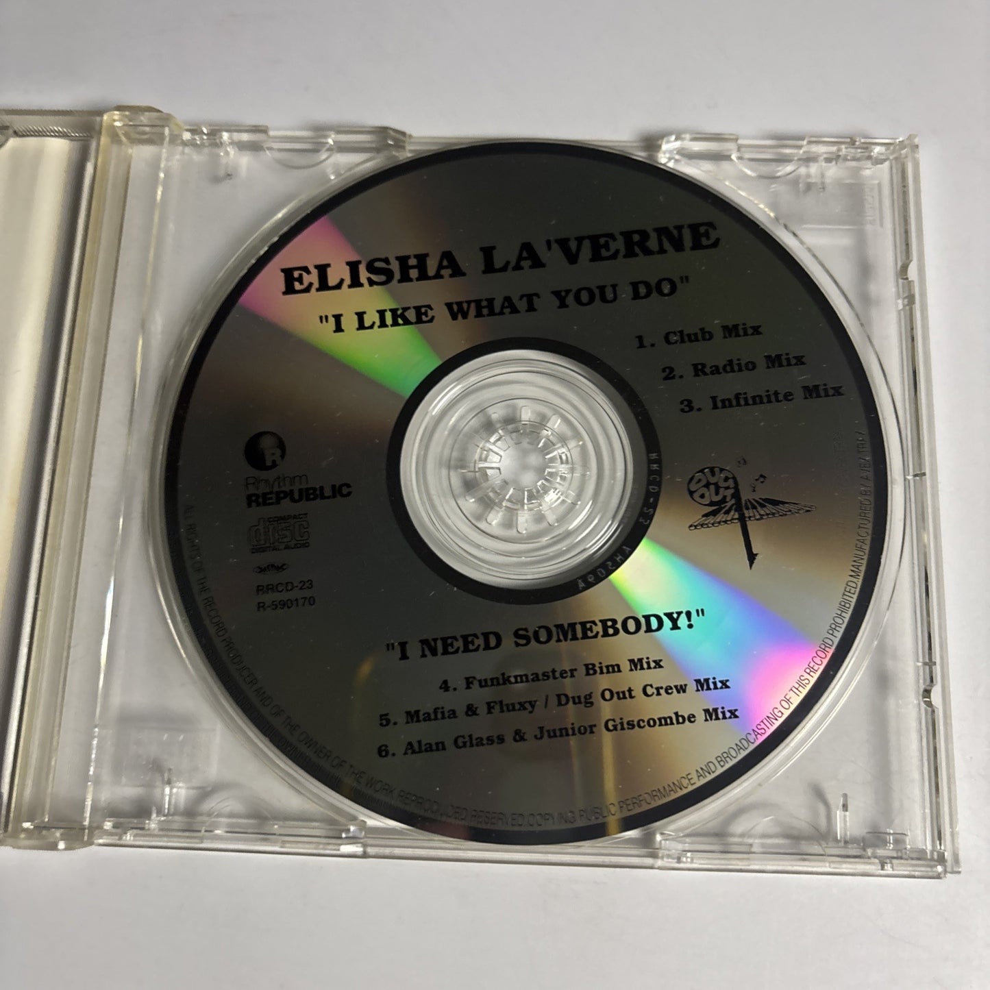 Elisha La'Verne – I Like What You Do / I Need Somebody! (CD, 1995) Japan RRCD-23
