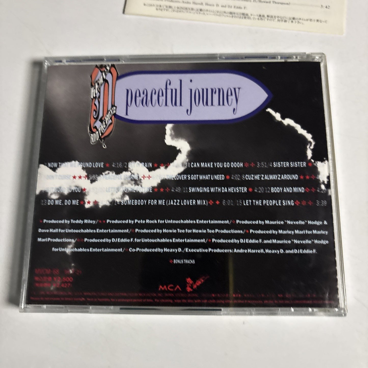 Heavy D. & The Boyz – Peaceful Journey (CD, 1991) Japan MVCM-68