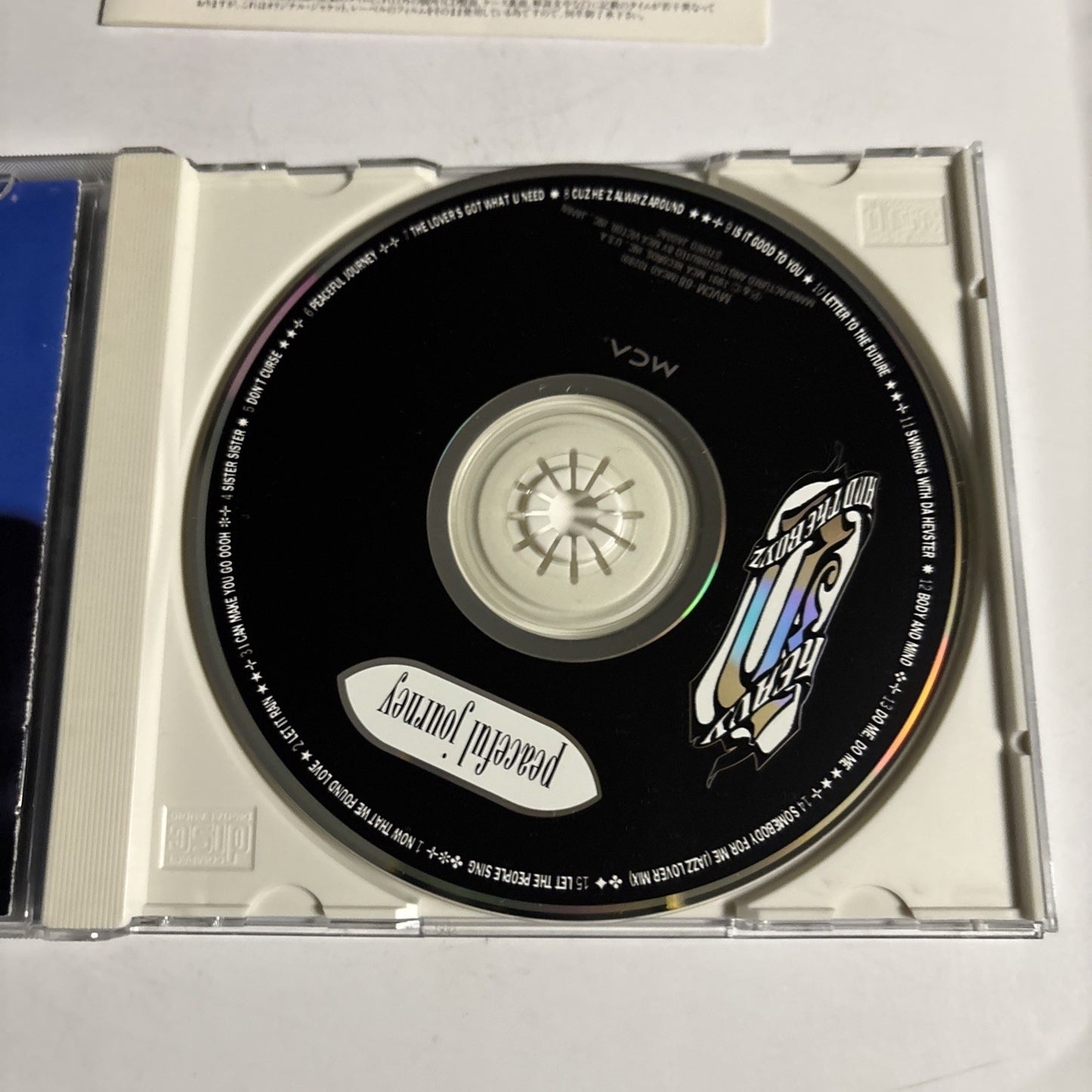 Heavy D. & The Boyz – Peaceful Journey (CD, 1991) Japan MVCM-68