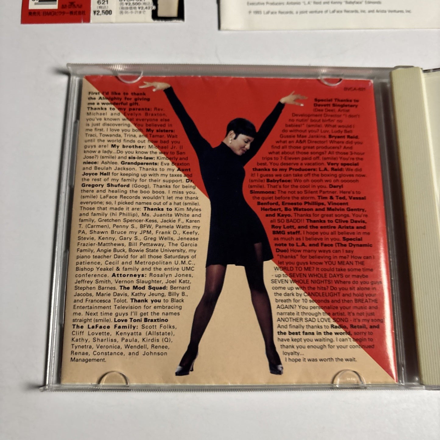 Toni Braxton – Toni Braxton (CD, 1993) Japan obi BVCA-621