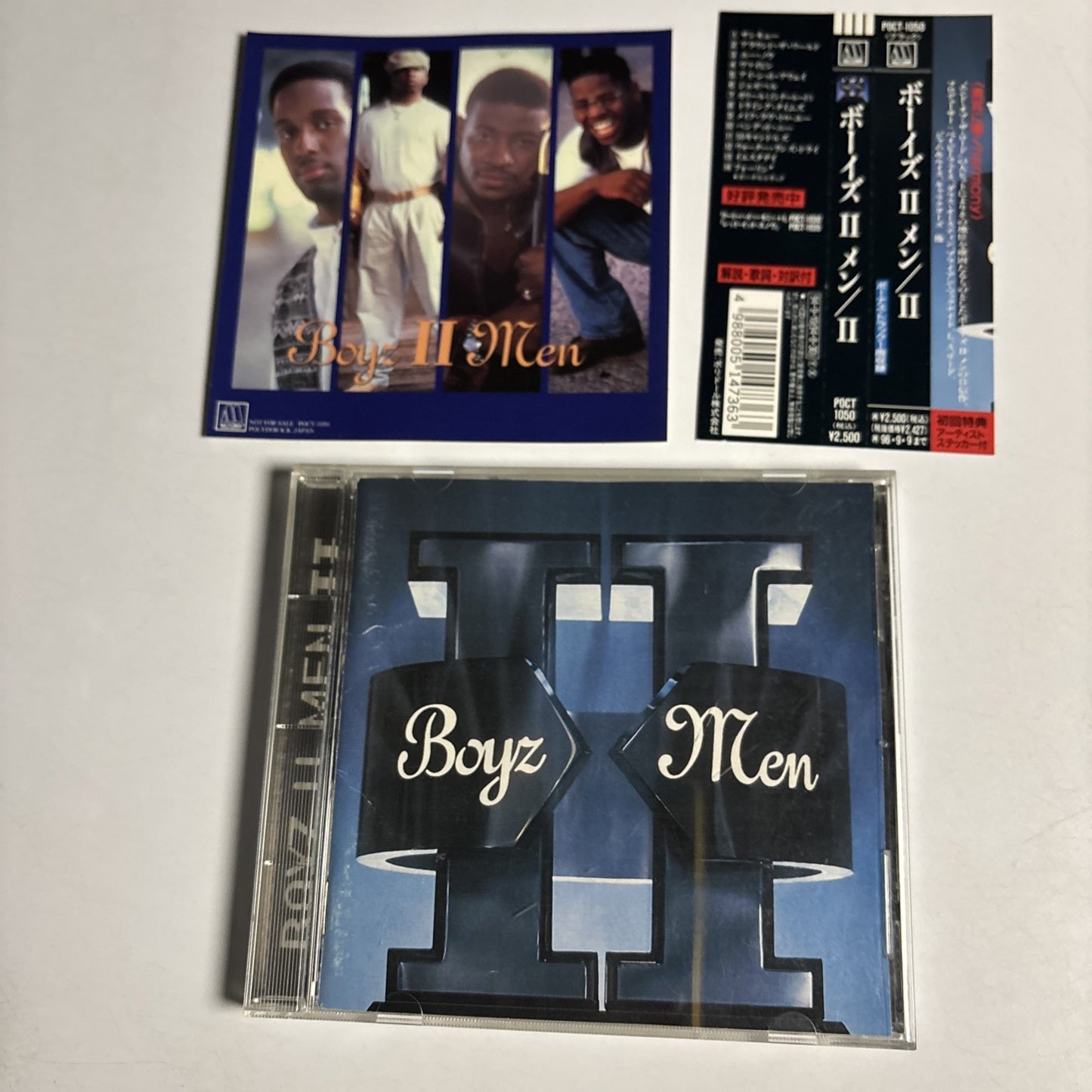 Boyz II Men – II (CD, 1994) Japan Bonus Track Obi Sticker POCT-1050