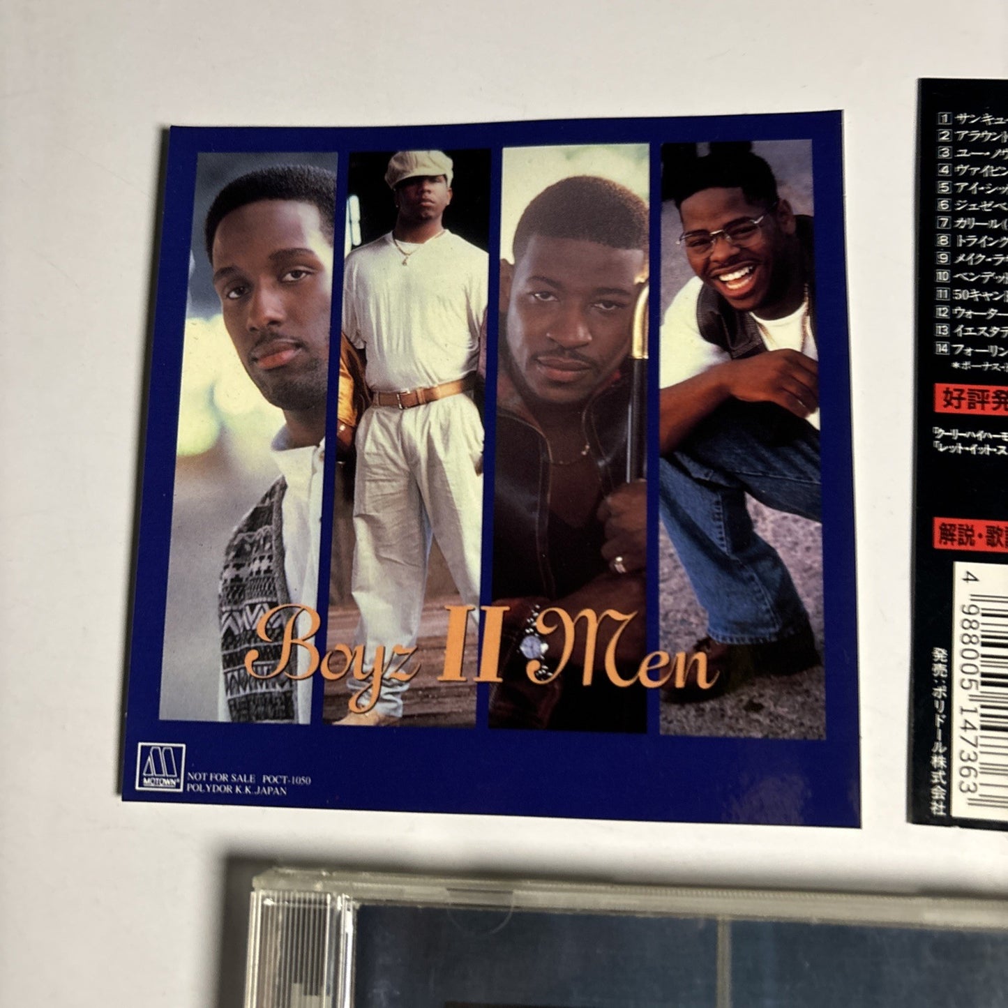 Boyz II Men – II (CD, 1994) Japan Bonus Track Obi Sticker POCT-1050