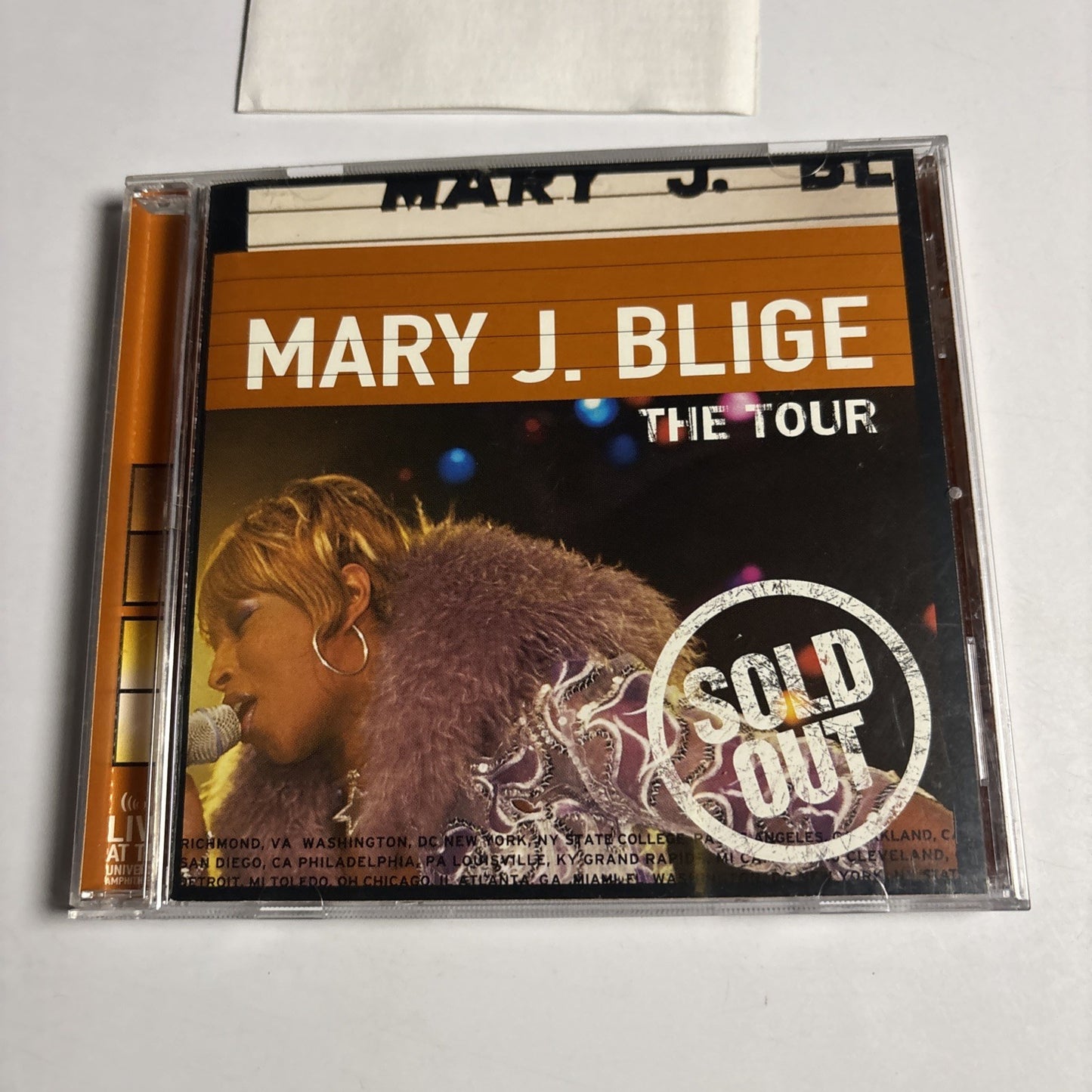 Mary J. Blige – The Tour (CD 1998) US MCAD-11848