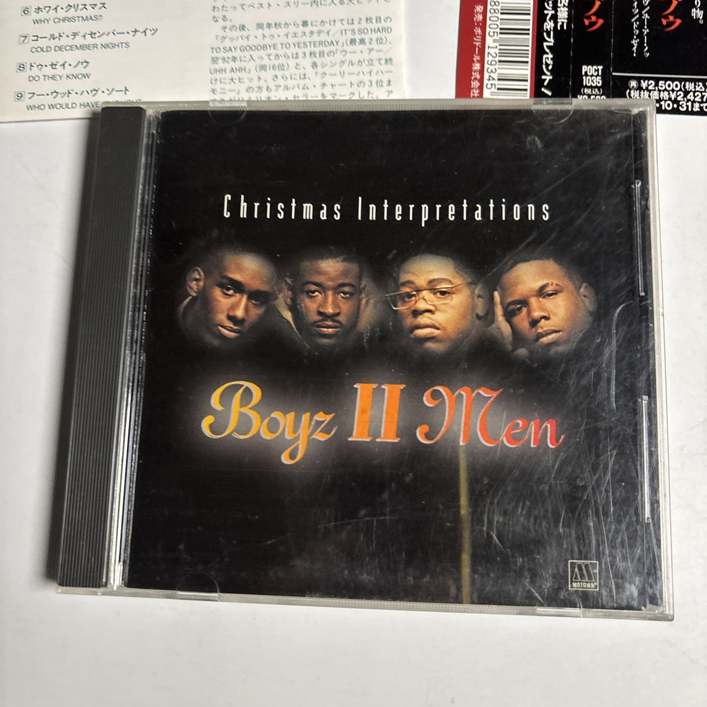 Boyz II Men – Christmas Interpretations (CD, 1993) Japan obi POCT-1035