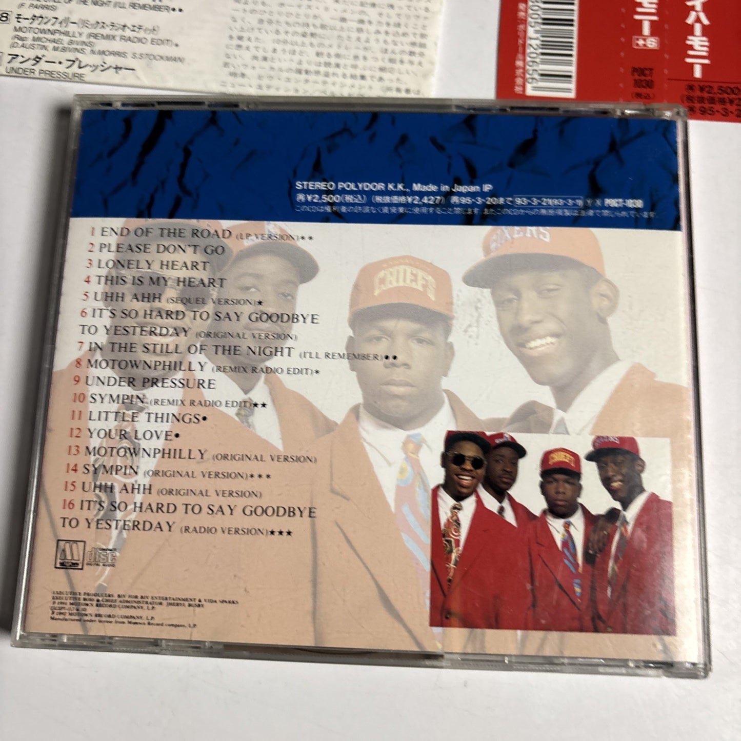 Boyz II Men – Cooleyhighharmony (CD, 1993) Japan obi POCT-1030