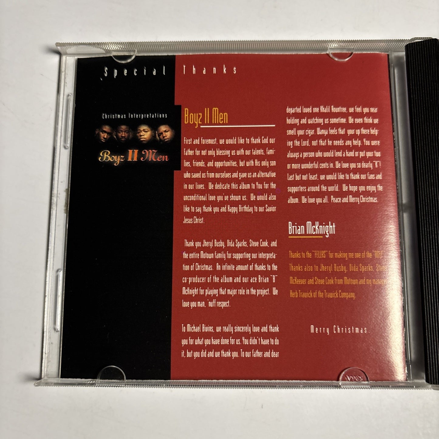 Boyz II Men – Christmas Interpretations (CD, 1993) US 37463-6365-2